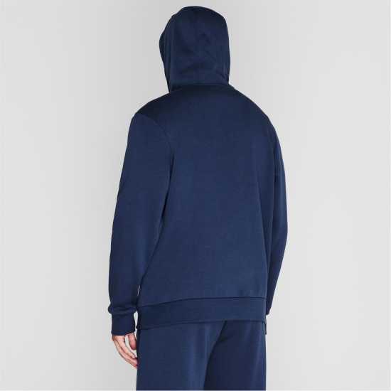 Slazenger Fleece Hoodie Mens Steel Blue Мъжки суитчъри и блузи с качулки