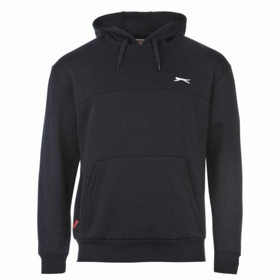 Slazenger Fleece Hoodie Mens Морска синьо Мъжки суитчъри и блузи с качулки
