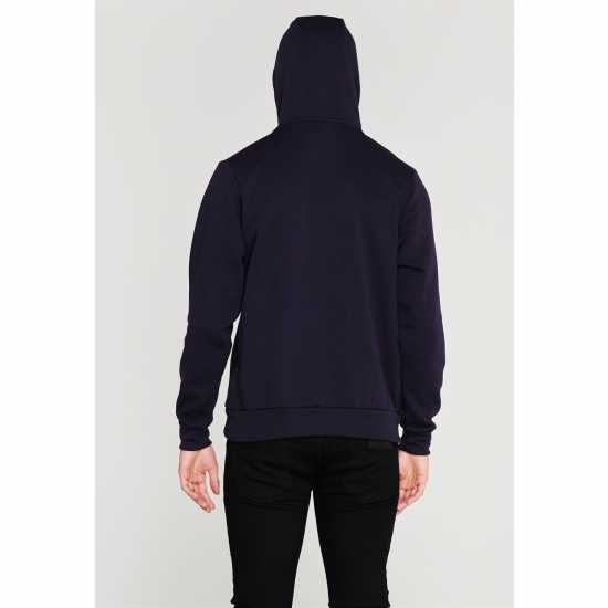 Slazenger Fleece Hoodie Mens Морска синьо Мъжки суитчъри и блузи с качулки