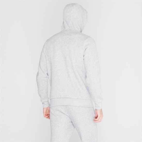 Slazenger Fleece Hoodie Mens Сив марл Мъжки суитчъри и блузи с качулки