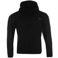 Slazenger Full Zip Hoodie Mens Black Мъжки полар