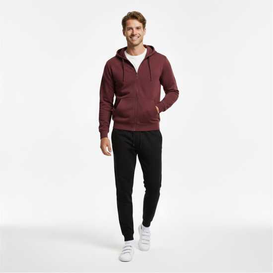 Slazenger Full Zip Hoodie Mens Бордово 