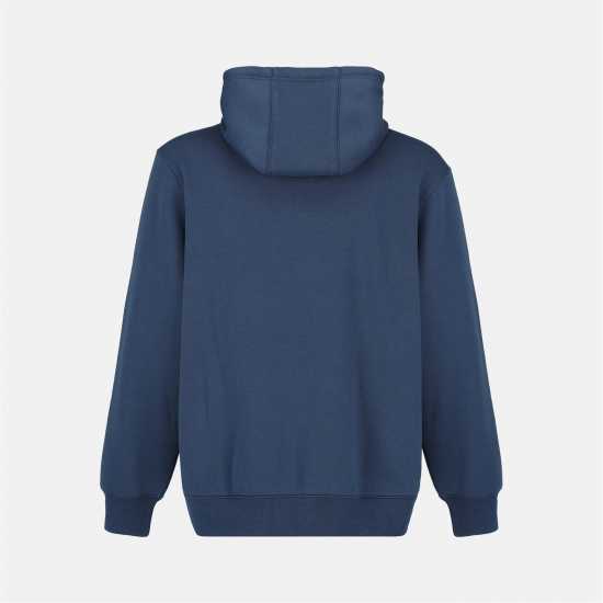 Slazenger Full Zip Hoodie Mens Steel Blue 