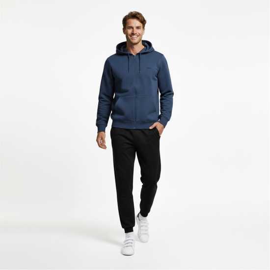 Slazenger Full Zip Hoodie Mens Стил Син Slazenger Full Zip Hoodie Mens Стил Син