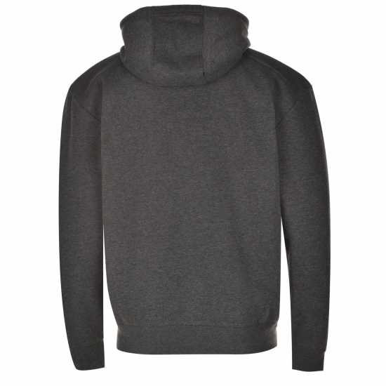 Slazenger Full Zip Hoodie Mens Тъмно сиво марл Slazenger Full Zip Hoodie Mens Тъмно сиво марл