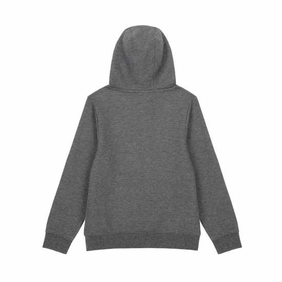 Slazenger Hoodie Junior Тъмно сиво марл Детски суитчъри и блузи с качулки