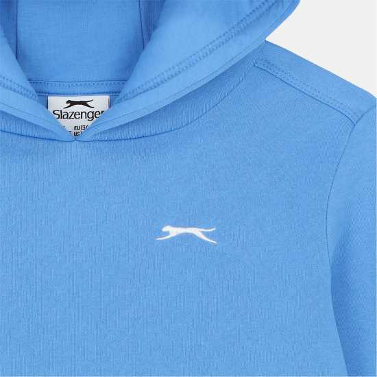 Slazenger Fleece Hoodie Junior Светло синьо Slazenger Fleece Hoodie Junior Светло синьо
