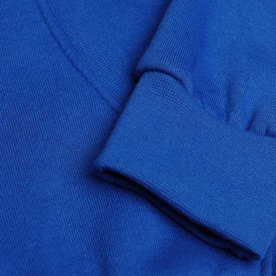 Slazenger Fleece Hoodie Junior Active Blue Детски суитчъри и блузи с качулки