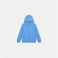 Slazenger Zip Hoodie Junior Light Blue Детски суитчъри и блузи с качулки