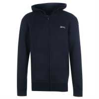 Slazenger Zipped Hoodie Junior Navy Детски суитчъри и блузи с качулки