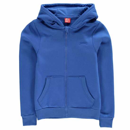 Slazenger Zip Hoodie Junior Активно синьо 