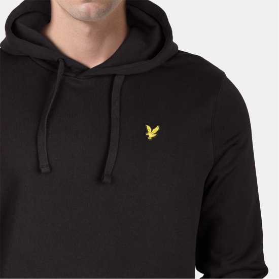 Lyle And Scott Logo Hoodie Черно небесно Z865 