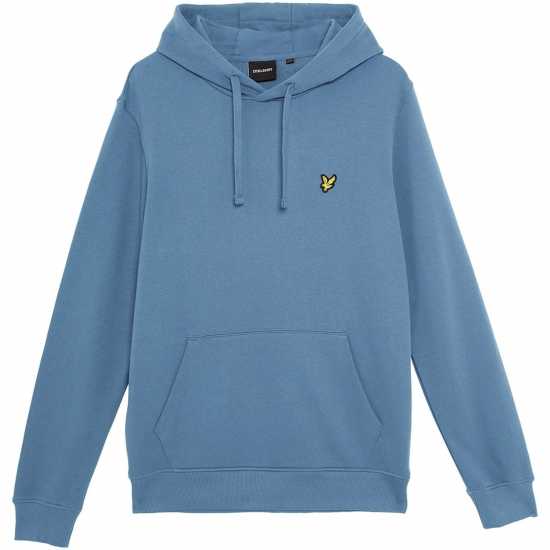 Lyle And Scott Logo Hoodie Океанско небе X861 