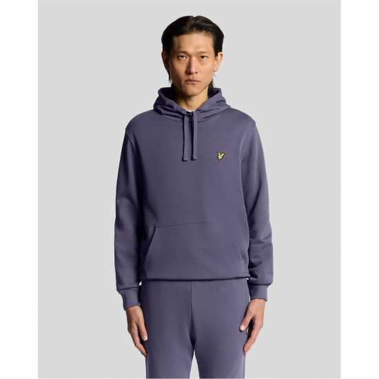 Lyle And Scott Logo Hoodie Сив камък 
