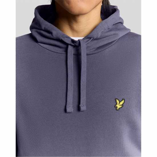 Lyle And Scott Logo Hoodie Сив камък 