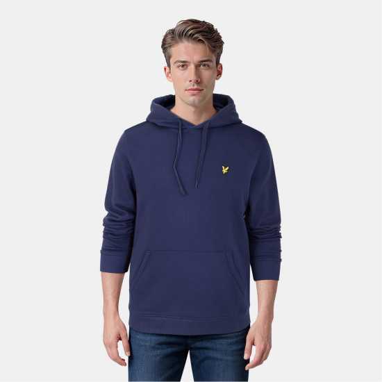 Lyle And Scott Logo Hoodie Нави З99 