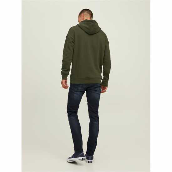 Мъжки суитчъри и блузи с качулки Jack And Jones Plain Hoodie Mens Jack And Jones Plain Hoodie Mens Мъжки суитчъри и блузи с качулки