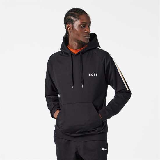 Hugo Boss Boss Men's Iconic Pull Over Hoodie Черно 