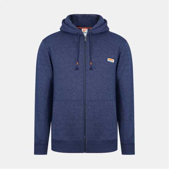 SoulCal Signature Zip Hoodie Mens Indigo Marl 