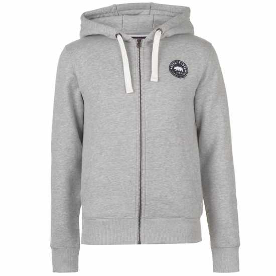 Soulcal Signature Zip Hoodie Mens Сив марл 