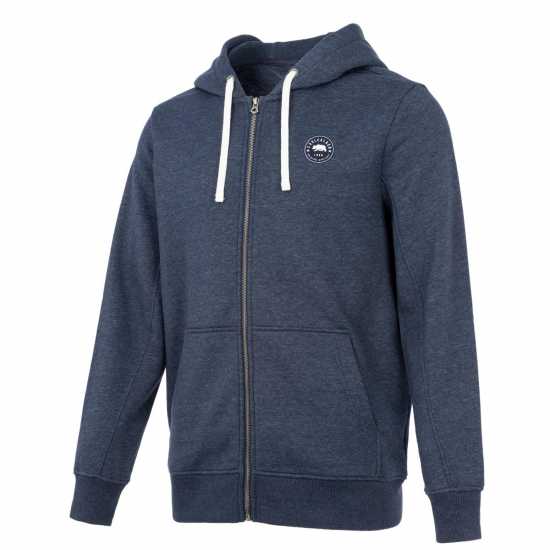 Soulcal Signature Zip Hoodie Mens Индиго Марл Soulcal Signature Zip Hoodie Mens Индиго Марл