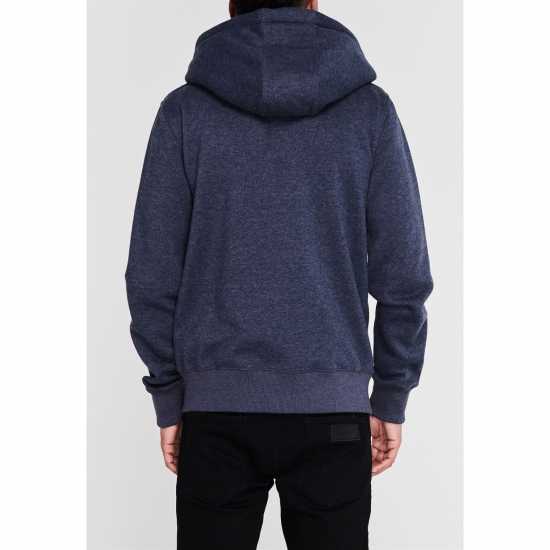 Soulcal Signature Zip Hoodie Mens Индиго Марл Soulcal Signature Zip Hoodie Mens Индиго Марл