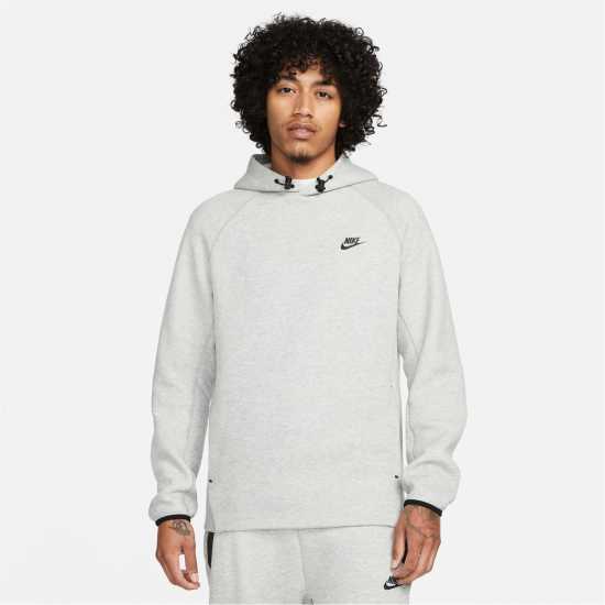 Мъжки суитчъри и блузи с качулки Nike Tech Fleece Hoodie Adults Тъмно сиво/черно Nike Tech Fleece Hoodie Adults Тъмно сиво/черно Мъжки суитчъри и блузи с качулки