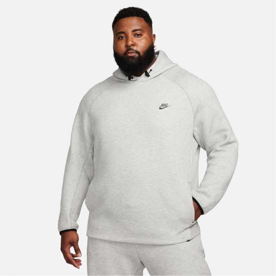 Мъжки суитчъри и блузи с качулки Nike Tech Fleece Hoodie Adults Тъмно сиво/черно Nike Tech Fleece Hoodie Adults Тъмно сиво/черно Мъжки суитчъри и блузи с качулки