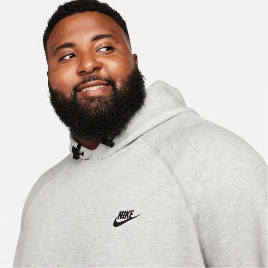 Мъжки суитчъри и блузи с качулки Nike Tech Fleece Hoodie Adults Тъмно сиво/черно Nike Tech Fleece Hoodie Adults Тъмно сиво/черно Мъжки суитчъри и блузи с качулки
