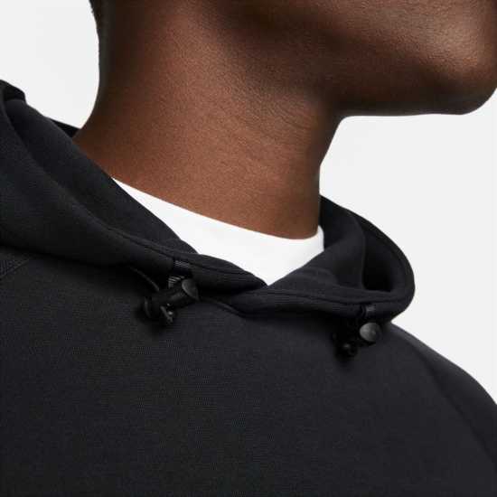 Nike Nk Tch Flc Po Hoodie Black/Black Мъжки суитчъри и блузи с качулки