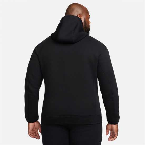Nike Nk Tch Flc Po Hoodie Black/Black Мъжки суитчъри и блузи с качулки