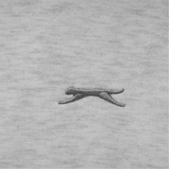 Slazenger Fleece Contrast Hoodie Mens Ice Marl/Grey Мъжки суитчъри и блузи с качулки