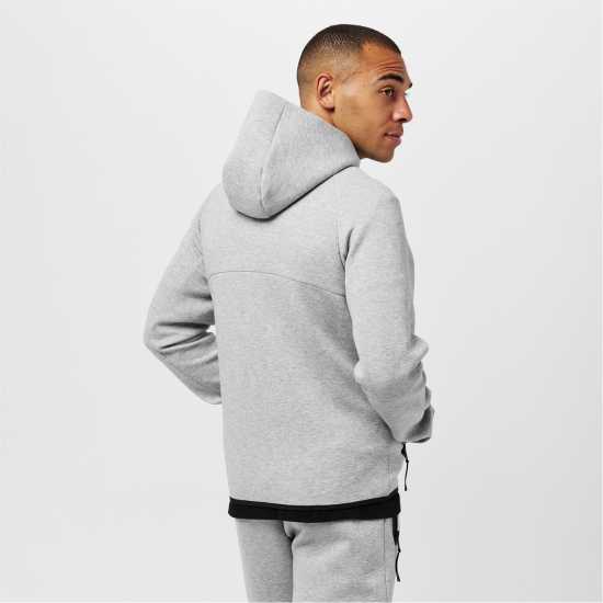 Everlast Elite Hood Mens Grey Marl Мъжки суитчъри и блузи с качулки