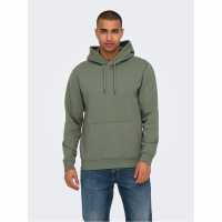 Only And Sons Connor Hoodie Кастор Сиво Мъжки суитчъри и блузи с качулки