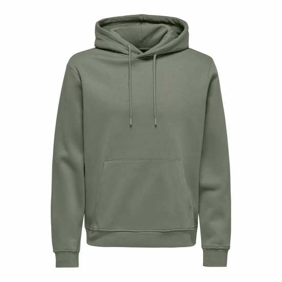 Only And Sons Connor Hoodie Кастор Сиво Мъжки суитчъри и блузи с качулки