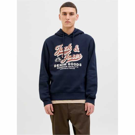 Logo Hoodie Mens Sky Captain 