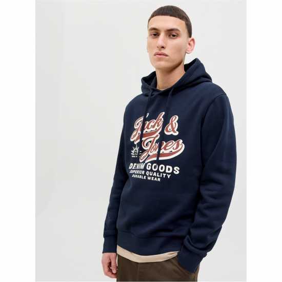 Logo Hoodie Mens Sky Captain 