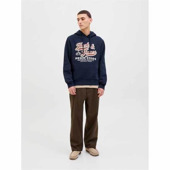 Logo Hoodie Mens Sky Captain 