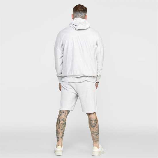 Мъжки суитчъри и блузи с качулки Siksilk Ecru Varsity Anniversary Print Oth Hoodie Mens Сиво Siksilk Ecru Varsity Anniversary Print Oth Hoodie Mens Сиво Мъжки суитчъри и блузи с качулки
