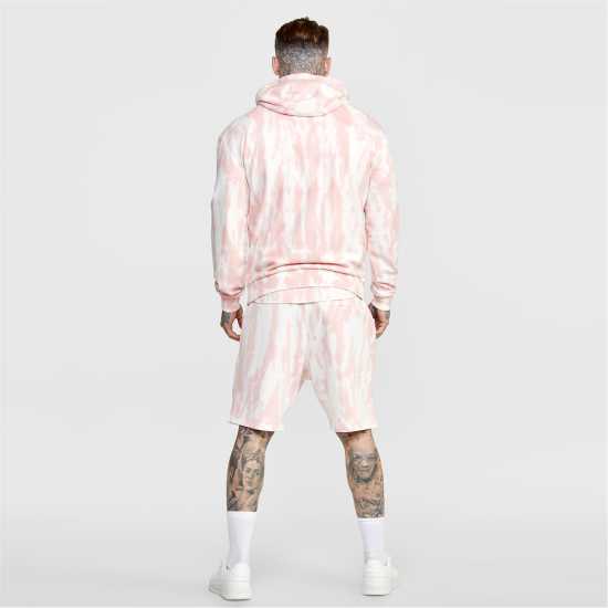 Мъжки суитчъри и блузи с качулки Siksilk Ecru Varsity Anniversary Print Oth Hoodie Mens Розово Siksilk Ecru Varsity Anniversary Print Oth Hoodie Mens Розово Мъжки суитчъри и блузи с качулки