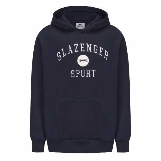 Мъжки суитчъри и блузи с качулки Slazenger Fleece Large Logo Hoodie Mens Navy Slazenger Fleece Large Logo Hoodie Mens Navy Мъжки суитчъри и блузи с качулки