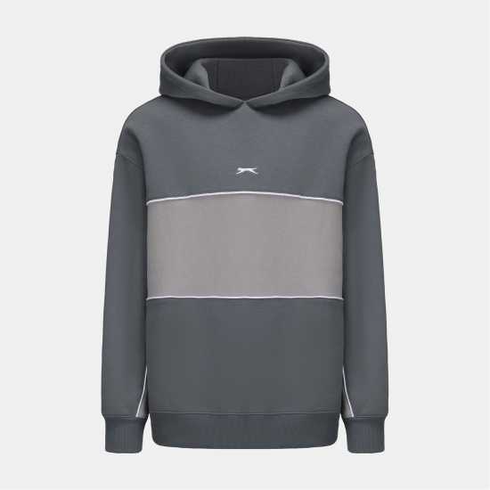 Slazenger Fleece Sportswear Hoodie Mens Сланина 