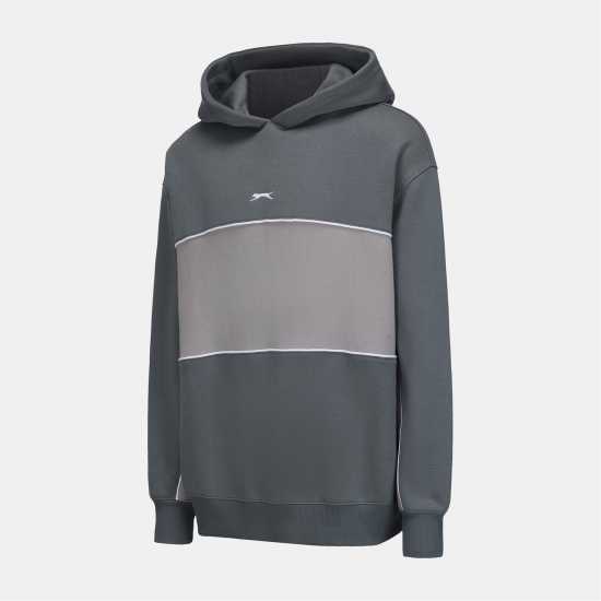 Slazenger Fleece Sportswear Hoodie Mens Сланина 
