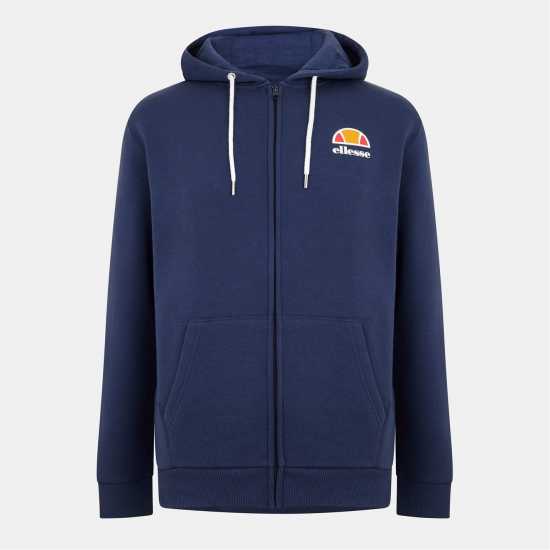 Ellesse Мъжки Суитшърт С Цип Full Zip Hoody Mens Морска синьо 