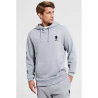 Us Polo Assn Player 3 Pullover Hoodie Grey Мъжки полар