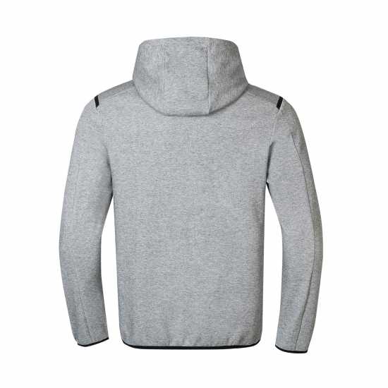 Kappa Tech Fl Mens Sweat Pullover Hoody Сив марл Мъжки суитчъри и блузи с качулки