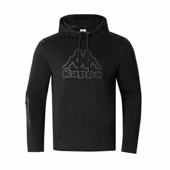 Мъжки суитчъри и блузи с качулки Kappa Tech Fl Mens Sweat Pullover Hoody Черно Kappa Tech Fl Mens Sweat Pullover Hoody Черно Мъжки суитчъри и блузи с качулки