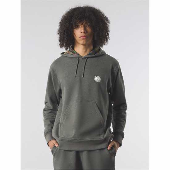Pretty Green Pg Lounge Hoody Sn61 Grey Pretty Green Pg Lounge Hoody Sn61 Grey