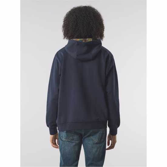 Pretty Green Pg Lounge Hoody Sn61 Navy Pretty Green Pg Lounge Hoody Sn61 Navy