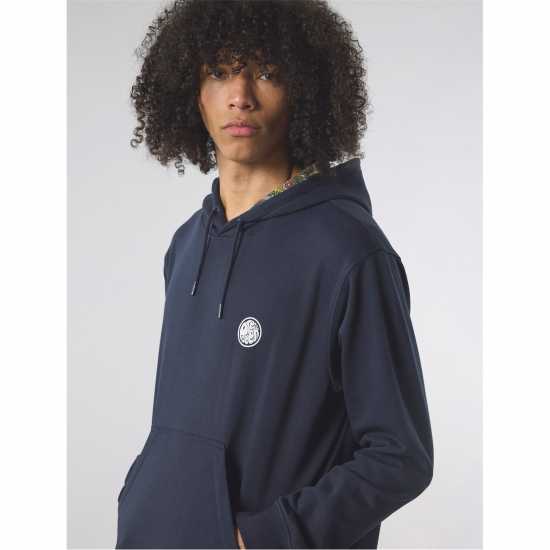 Pretty Green Pg Lounge Hoody Sn61 Navy Pretty Green Pg Lounge Hoody Sn61 Navy